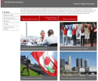 Jobsatosu.com(The Ohio State University Applicant Portal) Screenshot