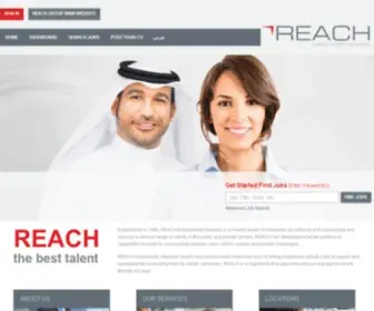 Jobsatreach.com(Careers at Reach Group) Screenshot