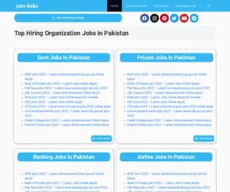 Jobsbaba.net(Best Jobs In Pakistan 2022) Screenshot