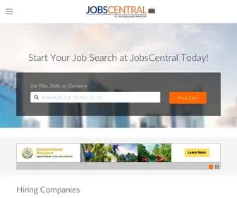 Jobscentral.com.sg(Singapore Jobs) Screenshot