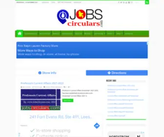 Jobscirculars.com(Most Popular Job Circular In Bangladesh) Screenshot