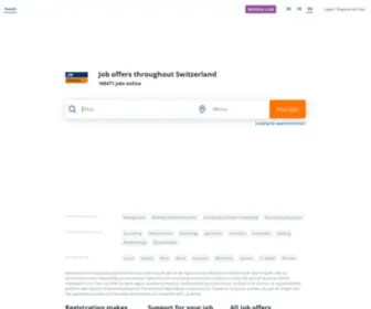 Jobscout24.ch(Stellenmarkt der Schweiz) Screenshot