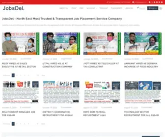 Jobsdel.com(Employment Service for North East India) Screenshot
