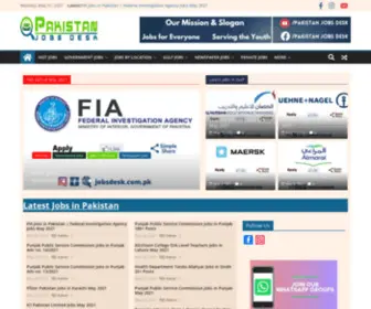 Jobsdesk.com.pk(Pakistan Jobs Desk) Screenshot