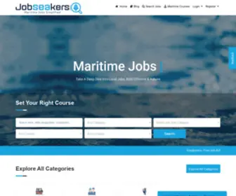 Jobseakers.com.au(Maritime Job Portal In Australia) Screenshot