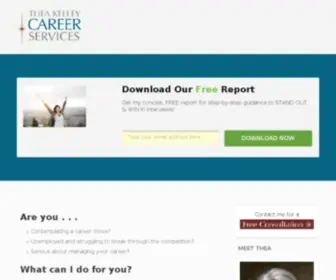 Jobsearchandinterviewcoach.com(Thea Kelley Career Services) Screenshot