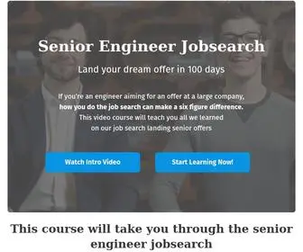 Jobsearch.dev(Senior Engineer Jobsearch Course) Screenshot