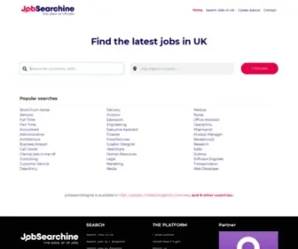 Jobsearchine.co.uk(One place) Screenshot