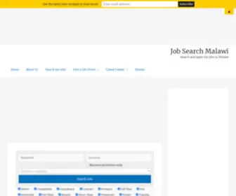 Jobsearchmalawi.com(Jobs in Malawi) Screenshot
