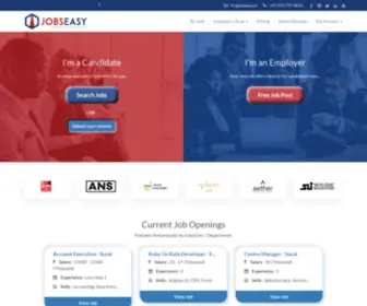 Jobseasy.in(Online Jobs portal) Screenshot