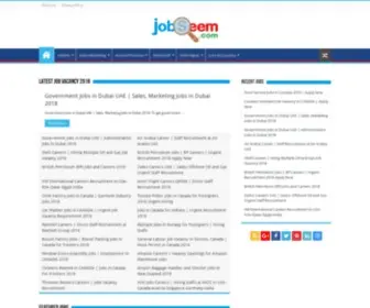 Jobseem.com(Find Jobs in Canada 2023) Screenshot