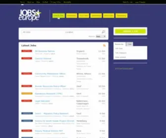 Jobseurope.net(Jobs Europe) Screenshot