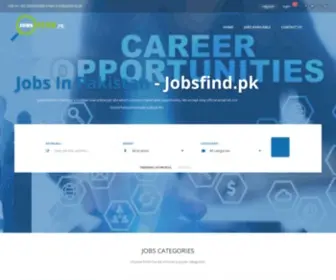 Jobsfind.pk(Jobs find and career opportunities in all of Pakistan) Screenshot