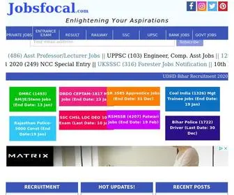 Jobsfocal.com(Jobsfocal) Screenshot