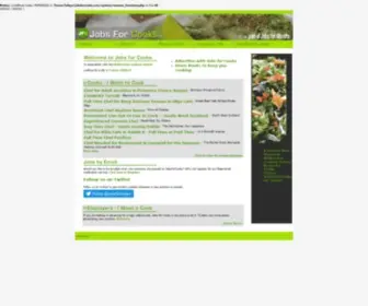 Jobsforcooks.com(Jobs for Cooks) Screenshot