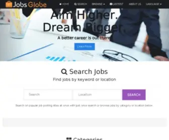 Jobsglobe.net(Jobs Globe) Screenshot