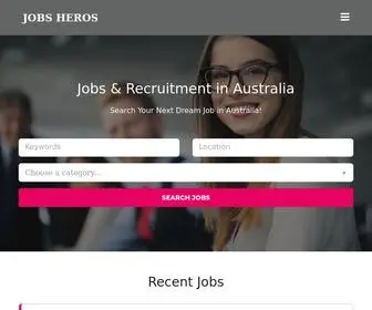 Jobsheros.com(Jobs Heros) Screenshot