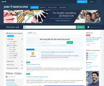 Jobsinbarcelona.es(Jobs in Barcelona) Screenshot