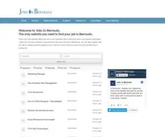 Jobsinbda.com(Jobs in Bermuda) Screenshot