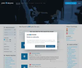 Jobsinbeijing.com(Jobs in Beijing) Screenshot