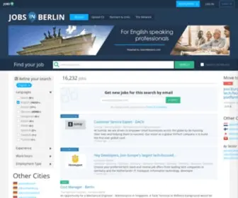 Jobsinberlin.eu(Jobs in Berlin) Screenshot