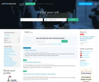 Jobsinbuenosaires.com(Jobs in Buenos Aires) Screenshot