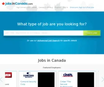 Jobsincanada.com(Job Bank for Jobs in Canada) Screenshot