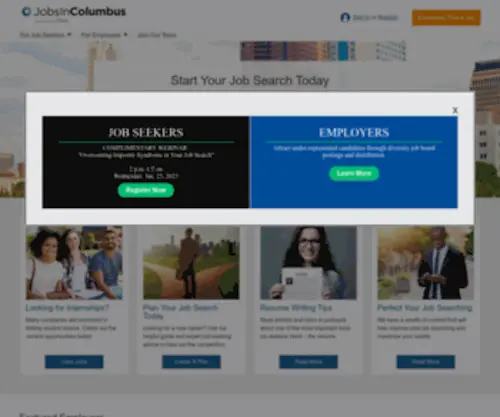 Jobsincolumbus.com(Search Jobs) Screenshot