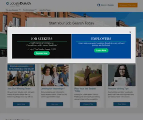 Jobsinduluth.com(Search Jobs) Screenshot