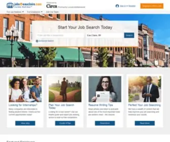 Jobsineauclaire.com(Search Jobs) Screenshot