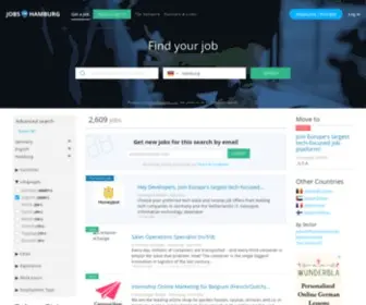 Jobsinhamburg.com(Jobs in Hamburg) Screenshot