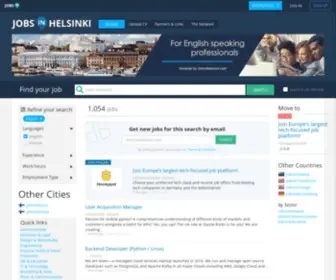Jobsinhelsinki.com(Jobs in Helsinki) Screenshot