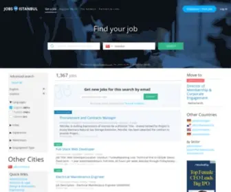 Jobsinistanbul.com(Jobs in Istanbul) Screenshot