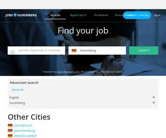 Jobsinnuremberg.de(Jobs in Nuremberg (Nürnberg)) Screenshot