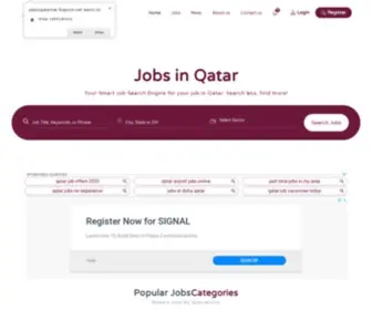 Jobsinqatar.net(Jobs in qatar) Screenshot