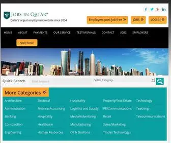 Jobsinqatar.org(Jobs in qatar ( november 2022 )) Screenshot