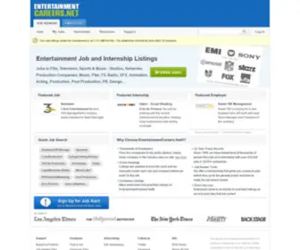 Jobsinthebiz.com(Entertainment Jobs and Internships) Screenshot