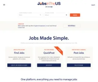 Jobsintheus.com(JobsInTheUS) Screenshot