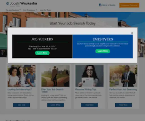 Jobsinwaukesha.com(Search Jobs) Screenshot