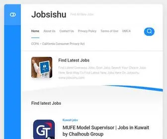 Jobsishu.com(Find All New Jobs) Screenshot