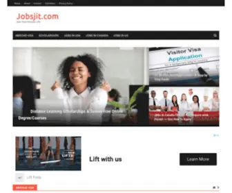 Jobsjit.com(Live Your Dream Life) Screenshot