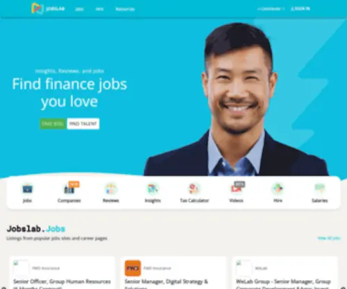 Jobslab.io(JobsLab is a Hong Kong) Screenshot