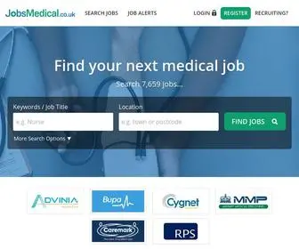 Jobsmedical.co.uk(Jobsmedical) Screenshot