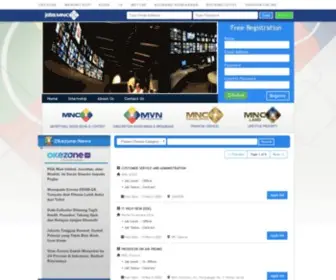 Jobsmnc.co.id(Jobs MNC Group) Screenshot