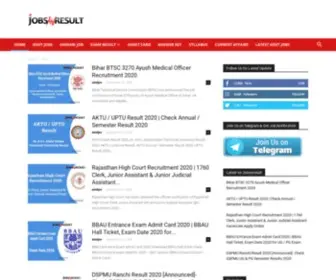 Jobsnresult.com(A place to discover new and useful products) Screenshot