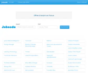 Jobsode.com(Le Moteur de recherche des offres d'emplois dans toute la France) Screenshot
