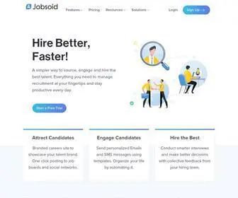 Jobsoid.com(Best Online Recruiting Software & Hiring Platform) Screenshot