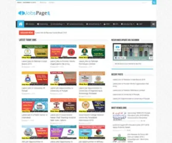 Jobspage.pk(NewsPaper job ads) Screenshot
