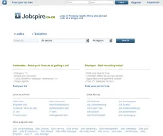 Jobspire.co.za(Job search in South Africa) Screenshot