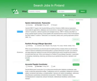 Jobsportal.fi(Jobs Portal) Screenshot